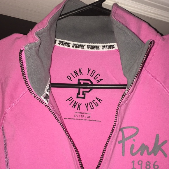 VS pink zip up yoga (worn once) Perfect condition - Picture 6 of 6